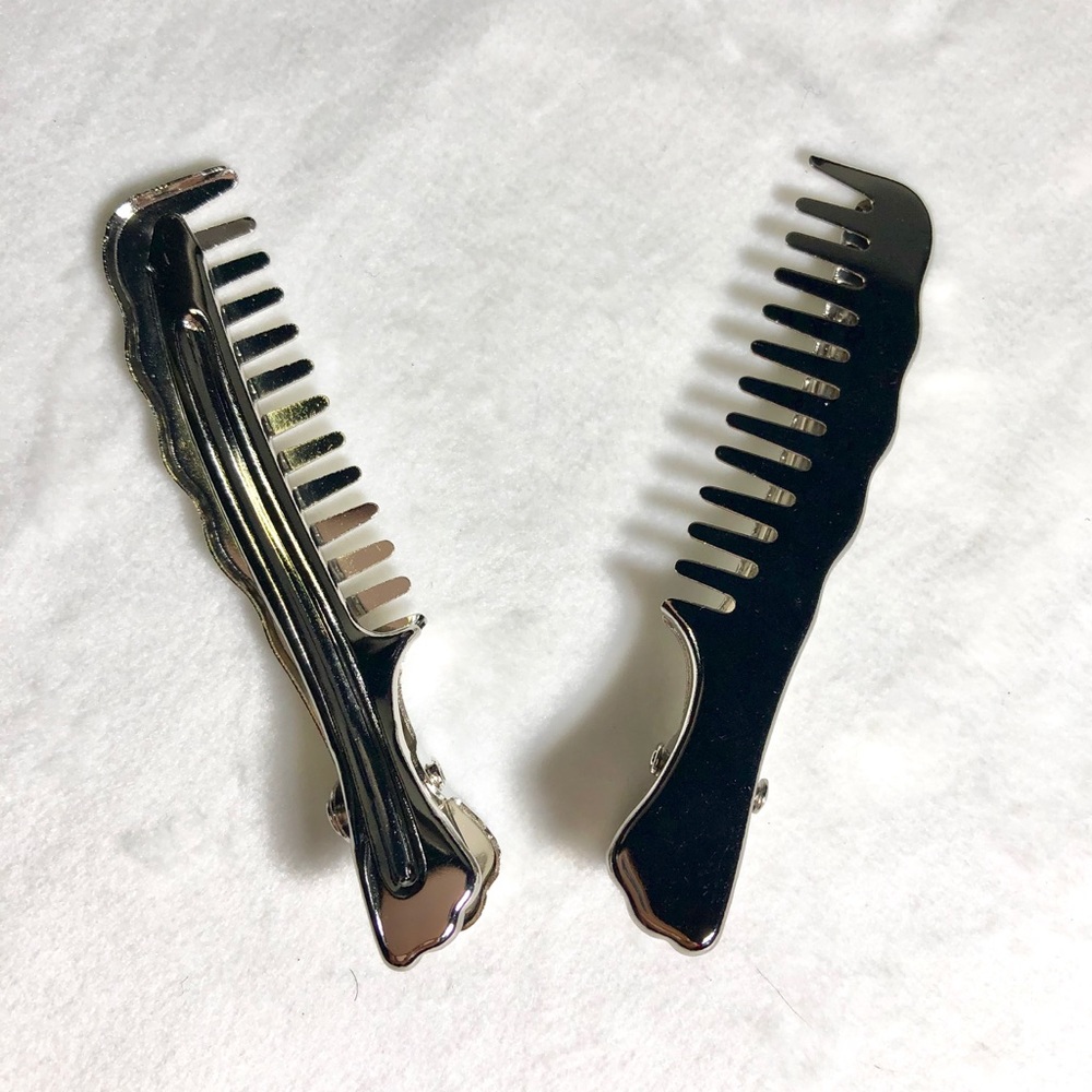 HOST PICK 💕 silver / gold brush hair clips (2) - Picture 2 of 5